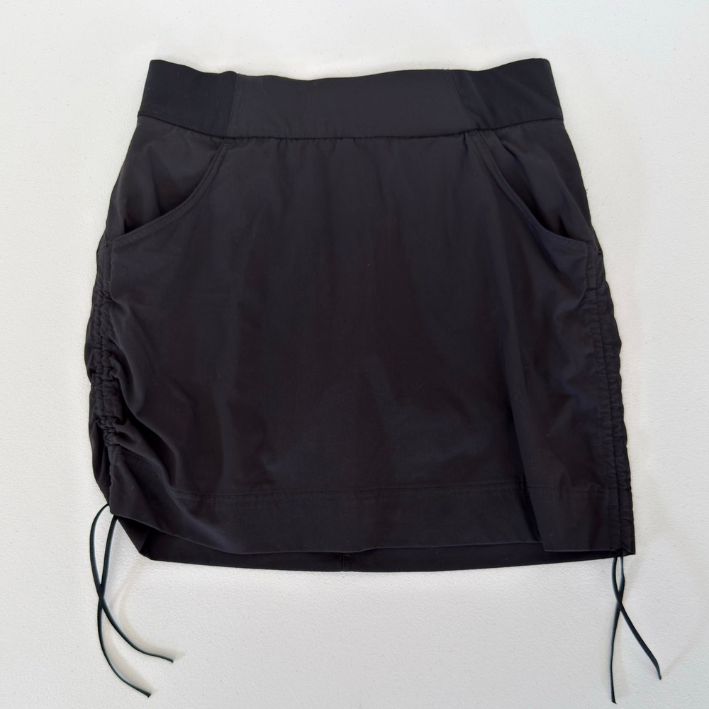 Columbia Womens Black Adjustable Cinch Side Stretchy Active Skort Size Small